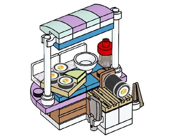 LEGO Sushi Kraam (Paperbag)