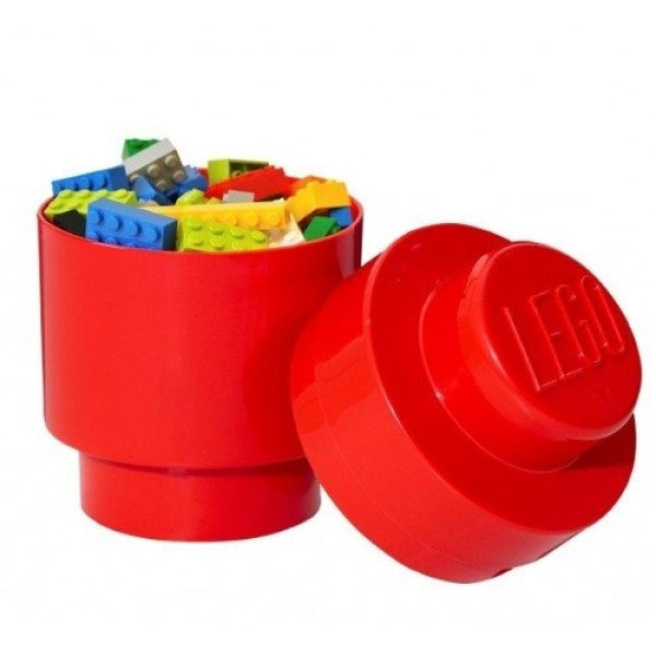 LEGO Opbergbox 1 Rond ROOD