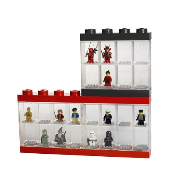 LEGO Minifiguur Display Case 8 ZWART