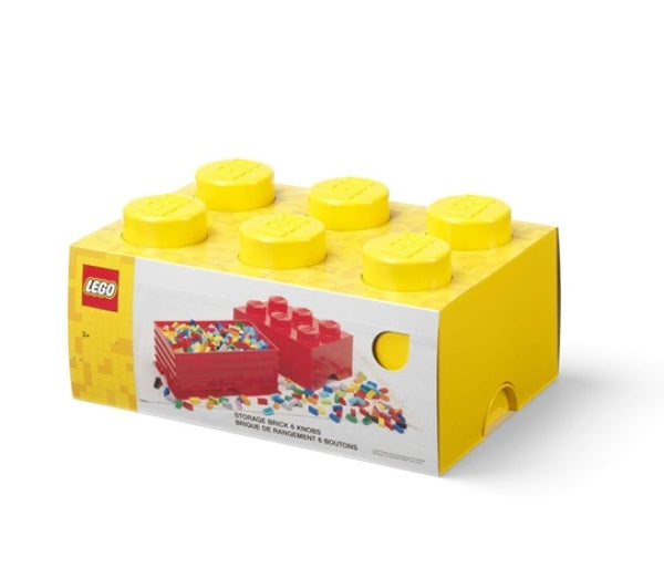 LEGO Opbergbox 6 GEEL