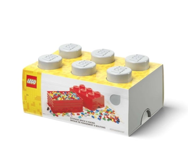 LEGO Opbergbox 6 LICHTGRIJS