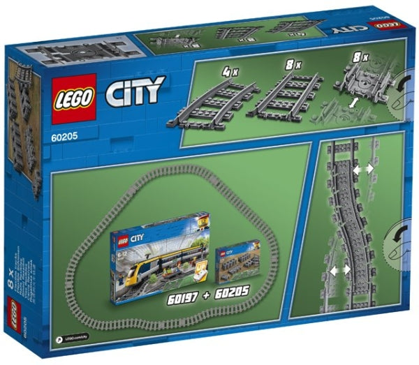 LEGO 60205 Rechte en Gebogen Rails