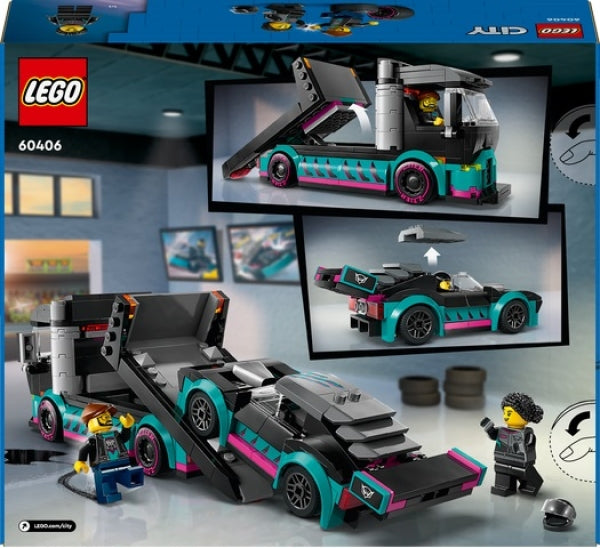 LEGO 60406 Raceauto en Transporttruck