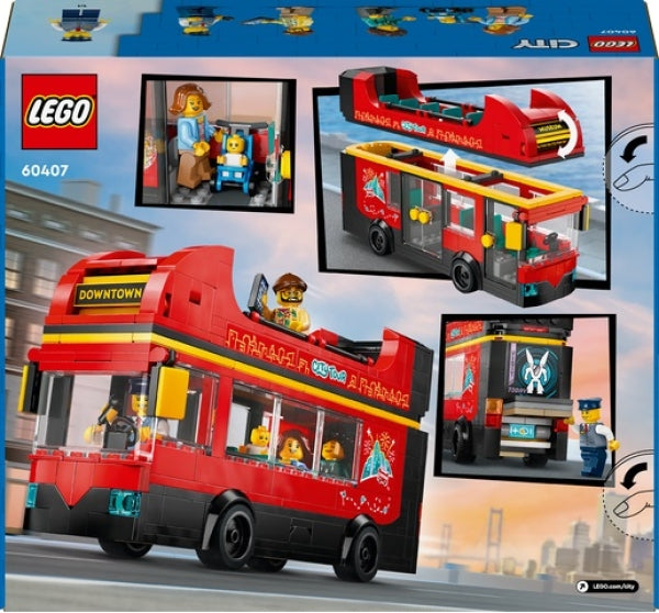 LEGO 60407 Toeristische Rode Dubbeldekker