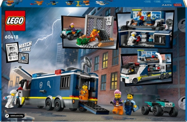 LEGO 60418 Pollitielaboratorium in Truck