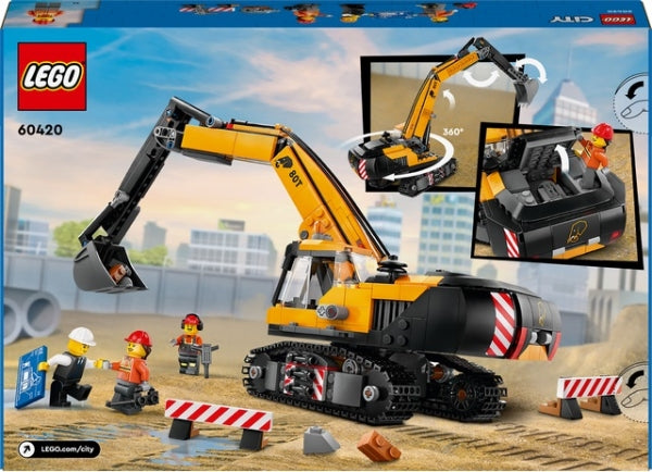 LEGO 60420 Gele Graafmachine