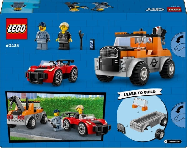 LEGO 60435 Sleepwagen en Sportautoreparatie