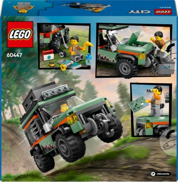 LEGO 60447 4x4 Terreinwagen voor in de Bergen