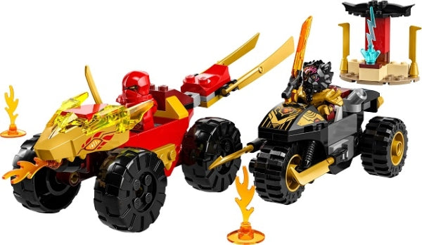 LEGO 71789 Kai en Ras' Duel tussen Auto en Motor