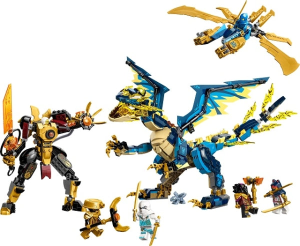 LEGO 71796 Elementdraak VS Mecha van de Keizerin