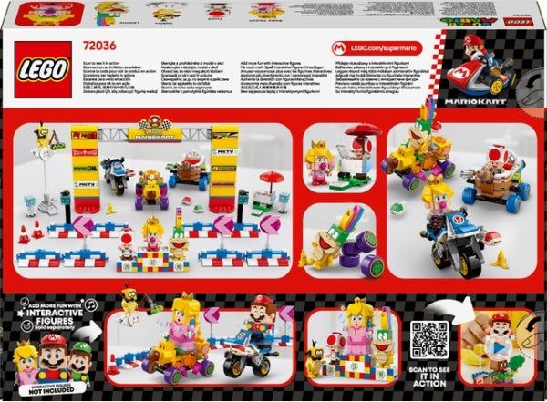 LEGO 72036 Baby Peach en Grand Prix–set