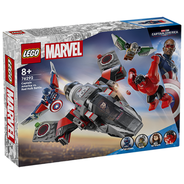 LEGO 76292 Captain America VS Rode Hulk Duel