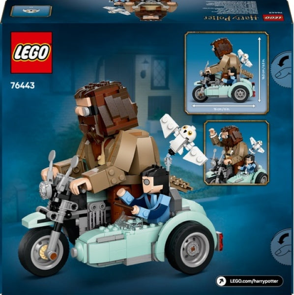 LEGO 76443 Hagrid en Harry's Rit op de Motor