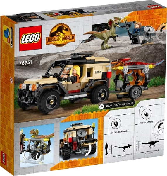 LEGO 76951 Pyroraptor & Dilophosaurus Transport