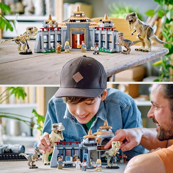 LEGO 76961 Bezoekerscentrum T-rex & Raptor Aanval