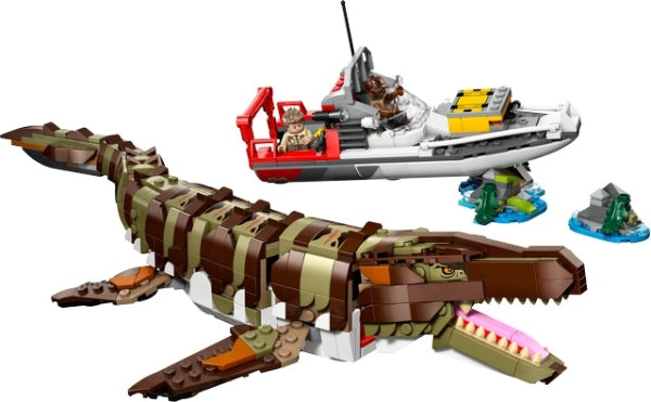 LEGO 76974 Bouwbare Mosasaurus Bootmissie