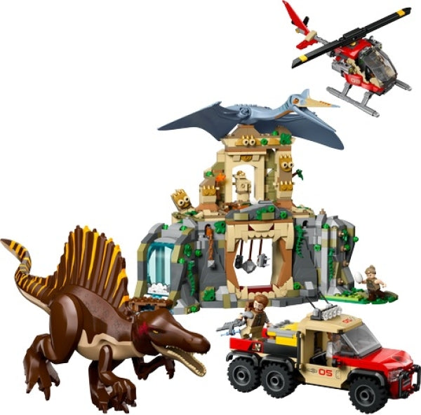 LEGO 76976 Spinosaurus en Quetzalcoatlus Luchtmissie