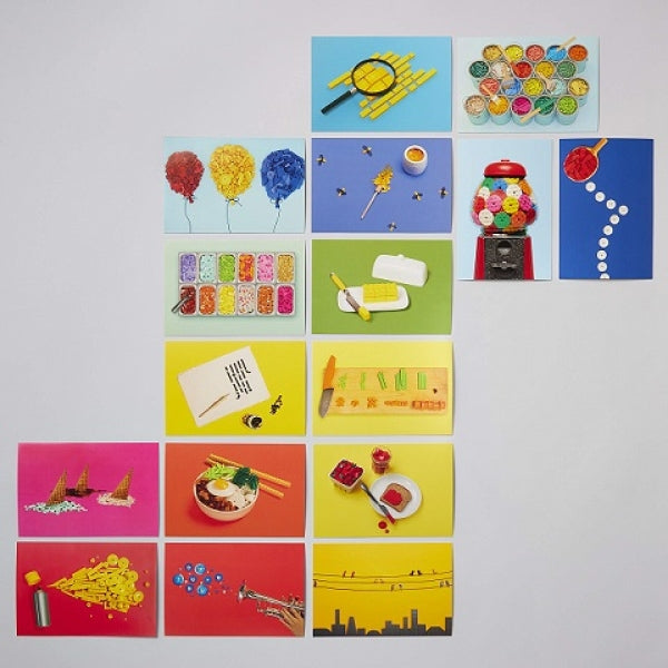 LEGO Still Life with Bricks 100 Collectible Postcards