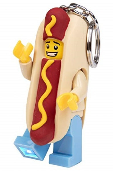 LEGO LED Sleutelhanger Man in Hotdogpak