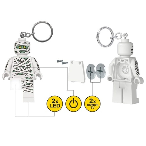 LEGO LED Sleutelhanger Mummie