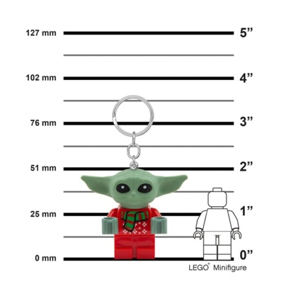 LEGO LED Sleutelhanger Het Kind met Kersttrui