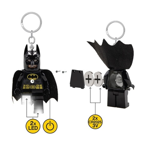LEGO LED Sleutelhanger Batman ZWART
