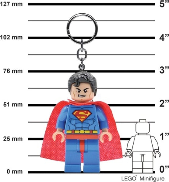 LEGO LED Sleutelhanger Superman