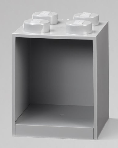 LEGO Iconic Wandschap Steen 4 LICHTGRIJS
