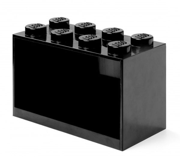 LEGO Iconic Wandschap Steen 8 ZWART