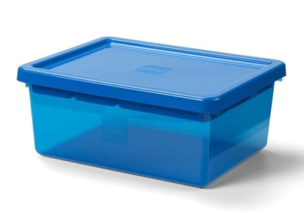LEGO Opbergbox Sort&Store M TRANSPARANT BLAUW