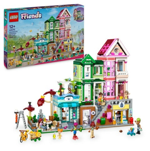 LEGO 42670 Appartementen en Winkels