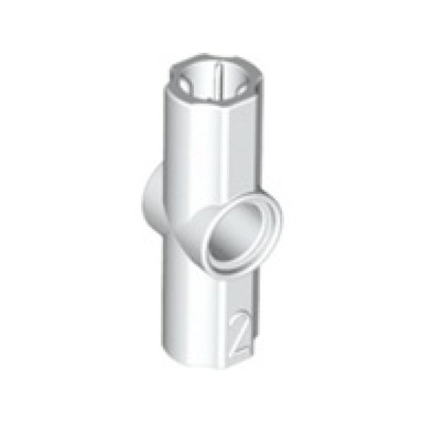 LEGO As en Pin Connector 3L WIT (10 stuks)