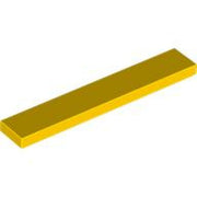LEGO Tegel 1x6 GEEL (100 stuks)