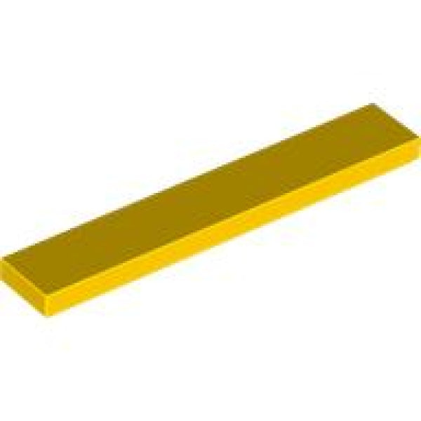 LEGO Tegel 1x6 GEEL (100 stuks)
