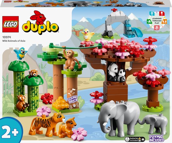 DUPLO 10974 Wilde Dieren van Azië