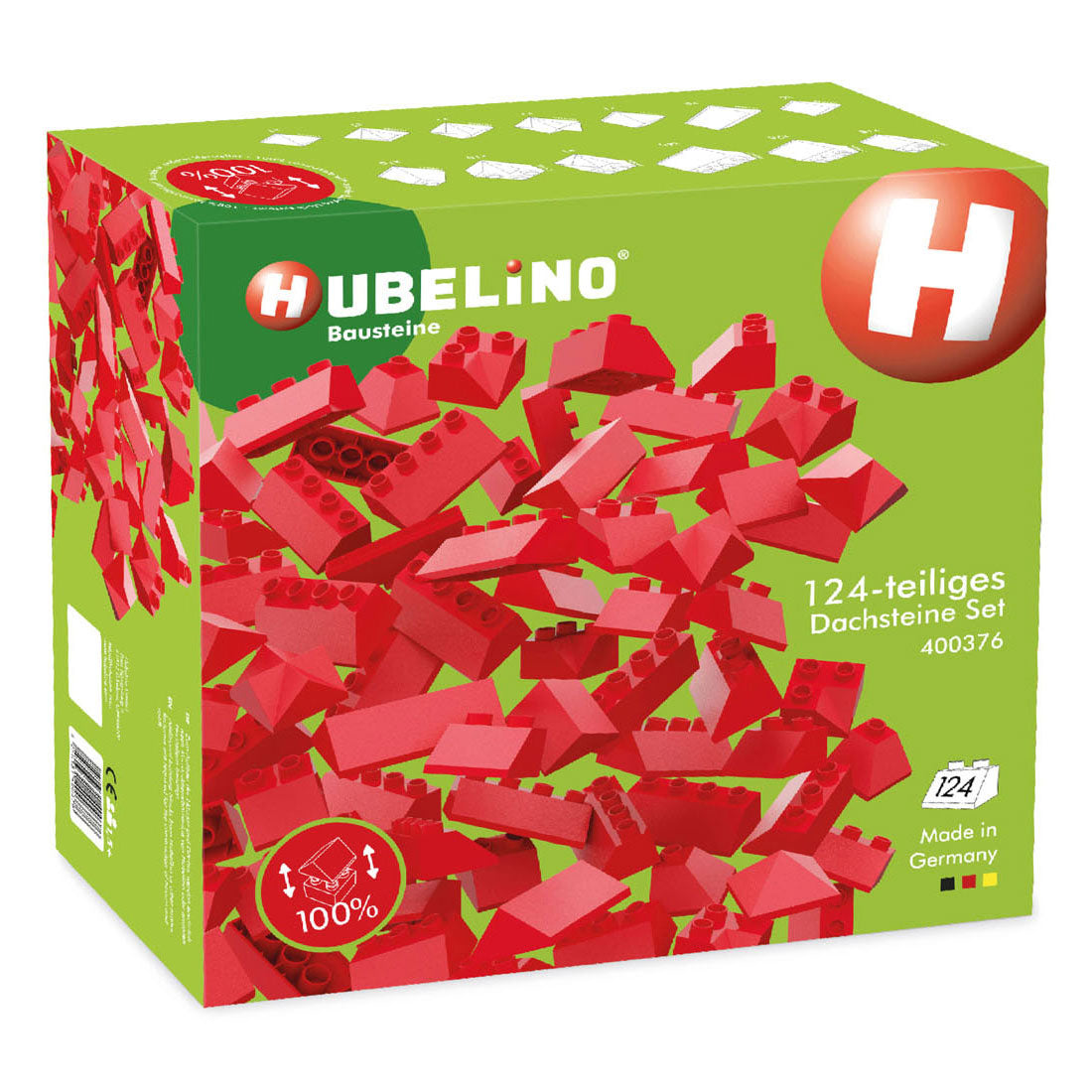 HUBELINO 124-Delige Dakpannenset