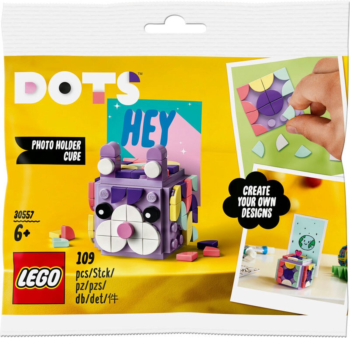 LEGO 30557 DOTS Foto Houder Kubus Konijn (Polybag)