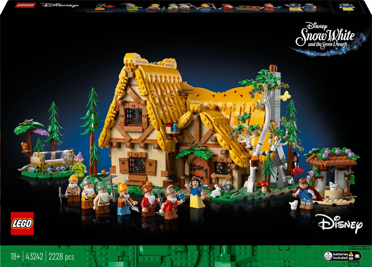 LEGO 43242 Huisje van Sneeuwwitje en de Zeven Dwergen