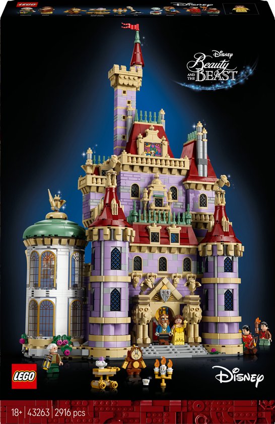 LEGO 43263 Belle en het Beest Kasteel