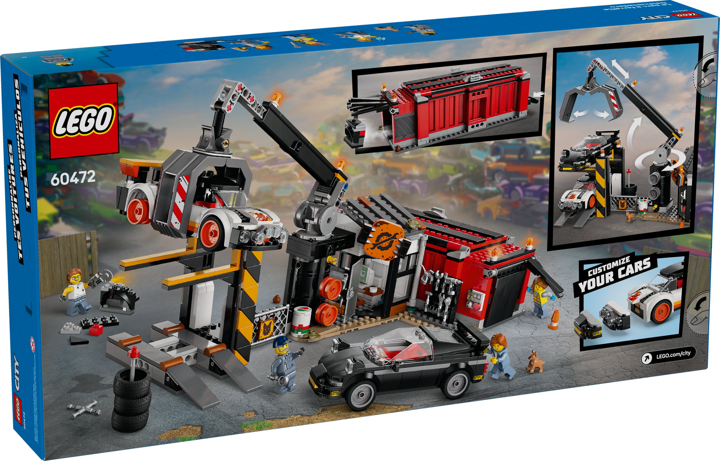 LEGO 60472 Schroothoop met Auto's