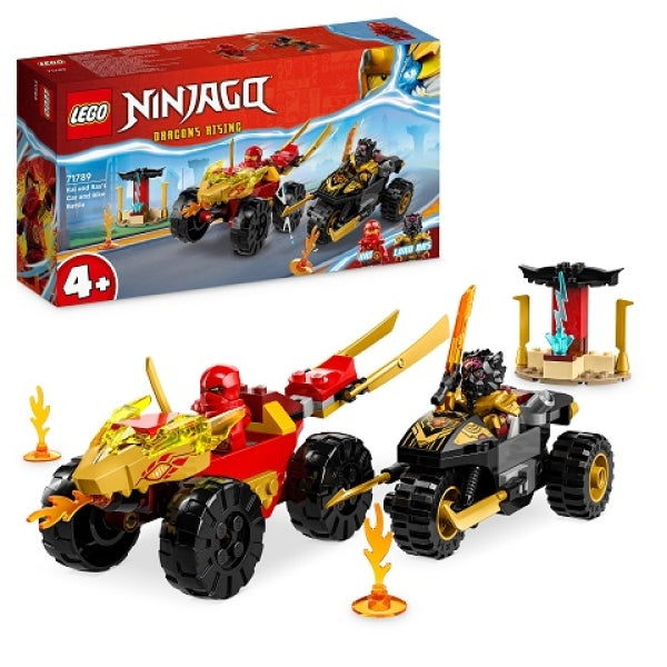 LEGO 71789 Kai en Ras' Duel tussen Auto en Motor