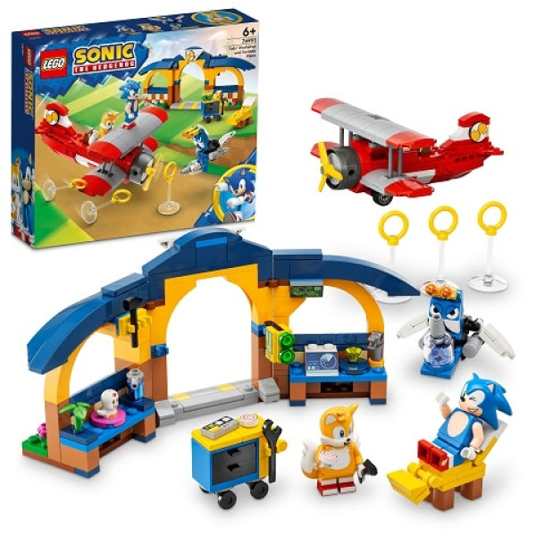 LEGO 76991 Tails' Werkplaats en Tornado Vliegtuig