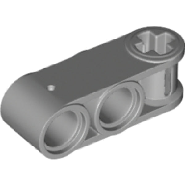 LEGO As en Dubbele Pin Connector 3L LICHTGRIJS (100 stuks)