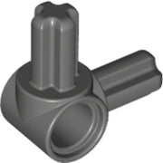 LEGO As en Pin Haaks Connector DONKERGRIJS (100 stuks)