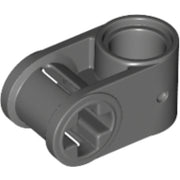 LEGO As en  Pin Connector 2L DONKERGRIJS (100 stuks)