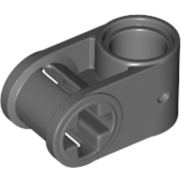 LEGO As en  Pin Connector 2L DONKERGRIJS (100 stuks)