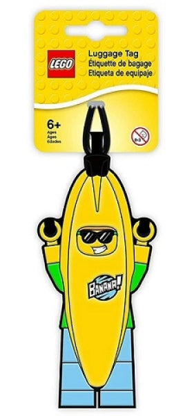 LEGO Bagage Label Man in Bananenpak