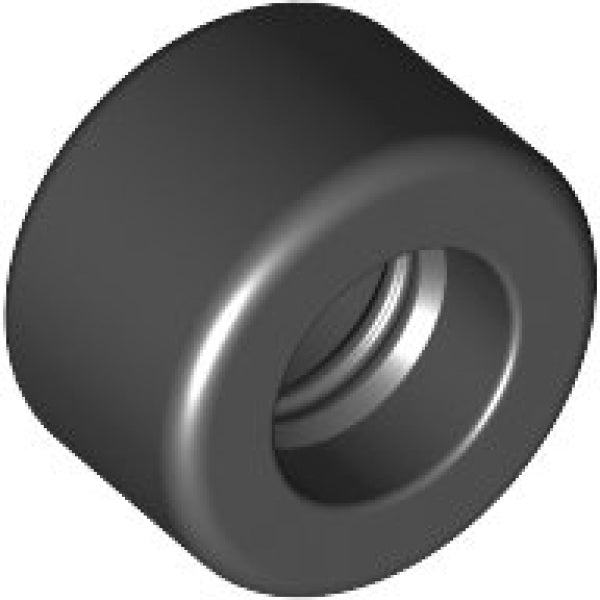 LEGO Band 14mm D.x 9mm Slicks ZWART (100 stuks)