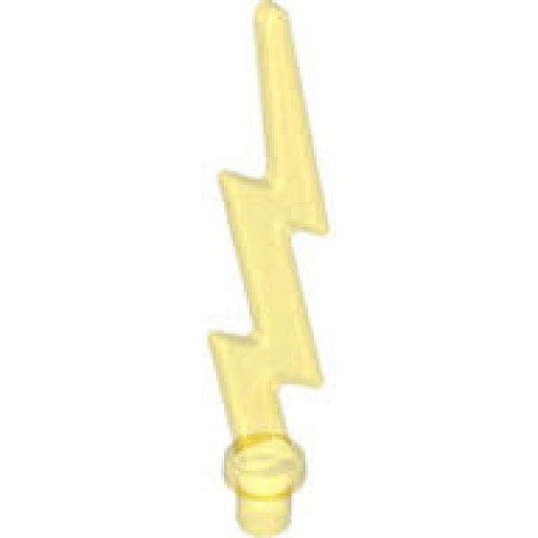 LEGO Bliksemschicht TRANSPARANT GEEL (10 stuks)