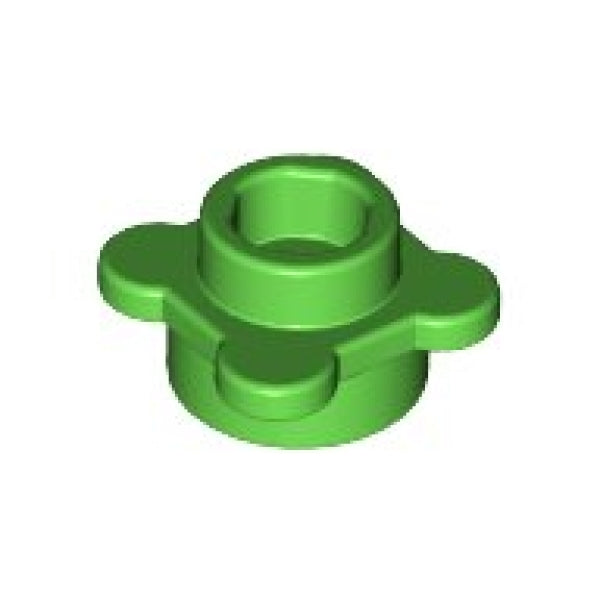 LEGO Bloem 1x1 met 4 Bladeren HELDERGROEN (100 stuks)